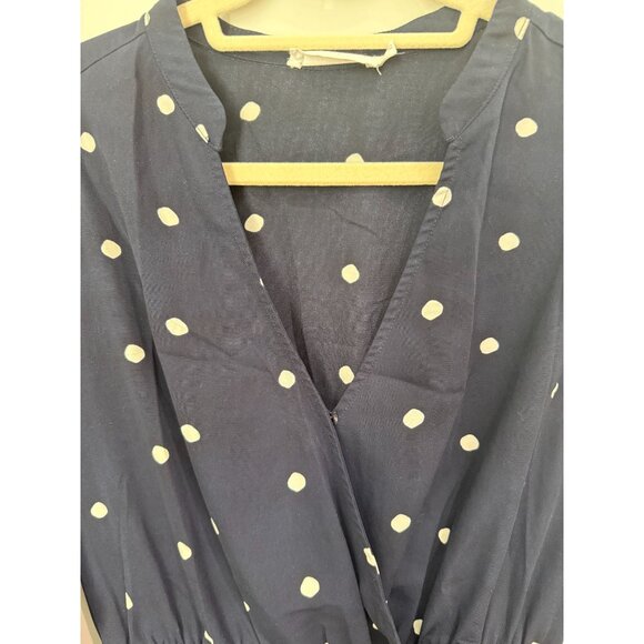 Women's All In Favor Lily Long Sleeve Surplus Dress, size large - Picture 9 of 13